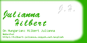 julianna hilbert business card